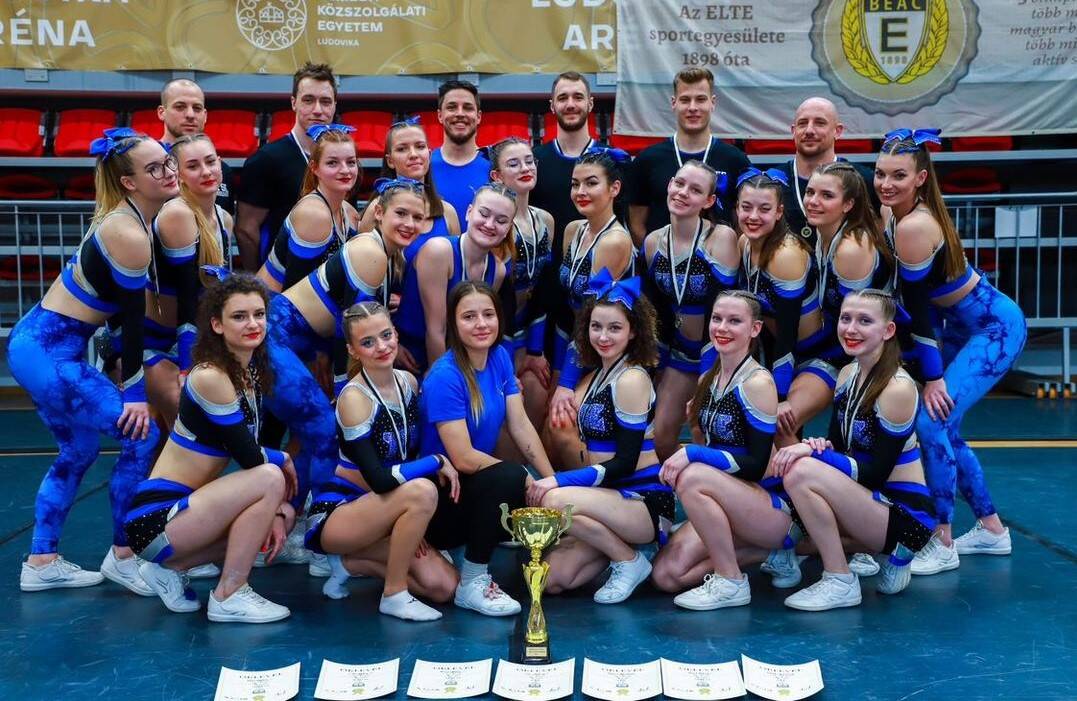 Tarolt a TFSE csapata a cheerleading bajnokságon