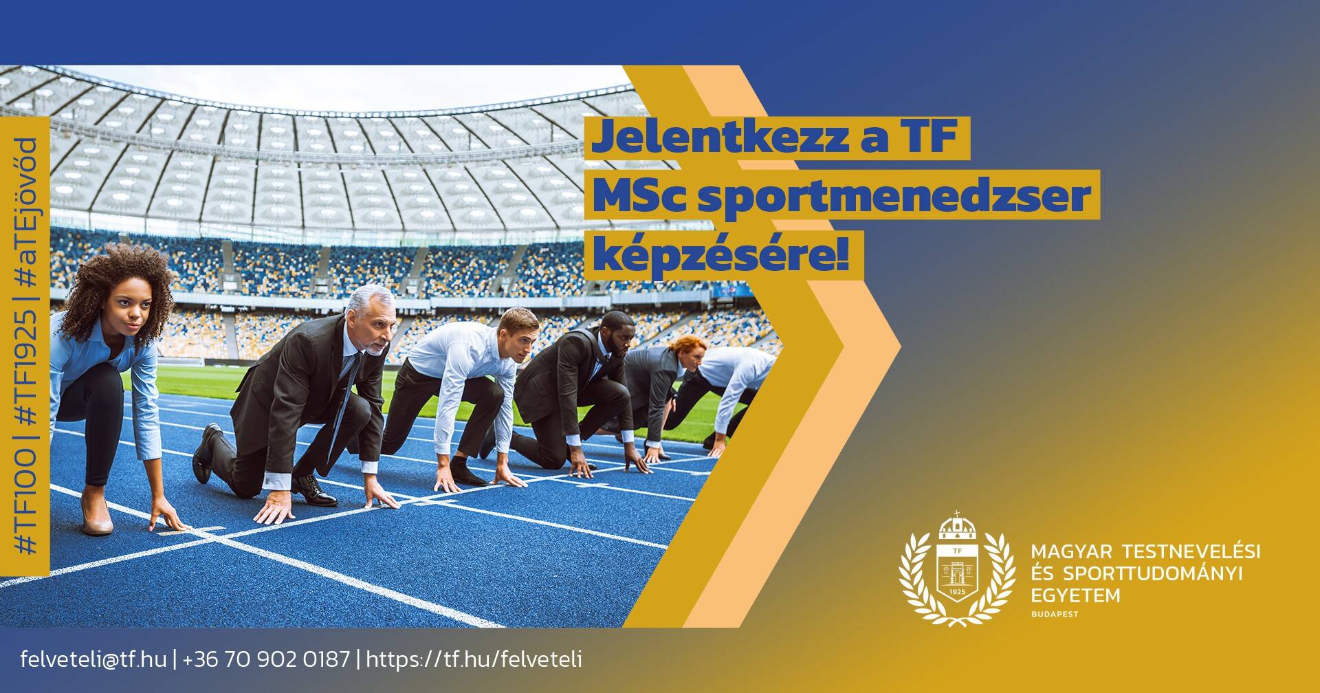 Jelentkezz a TF MSc Sportmenedzser képzésére!